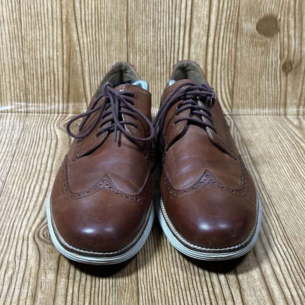 Cole Haan‎ Men's Size 11.5 Original Grand Wingtip Oxford Brown Shoes C20778